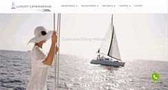 Desktop Screenshot of luxurycatamarans.com